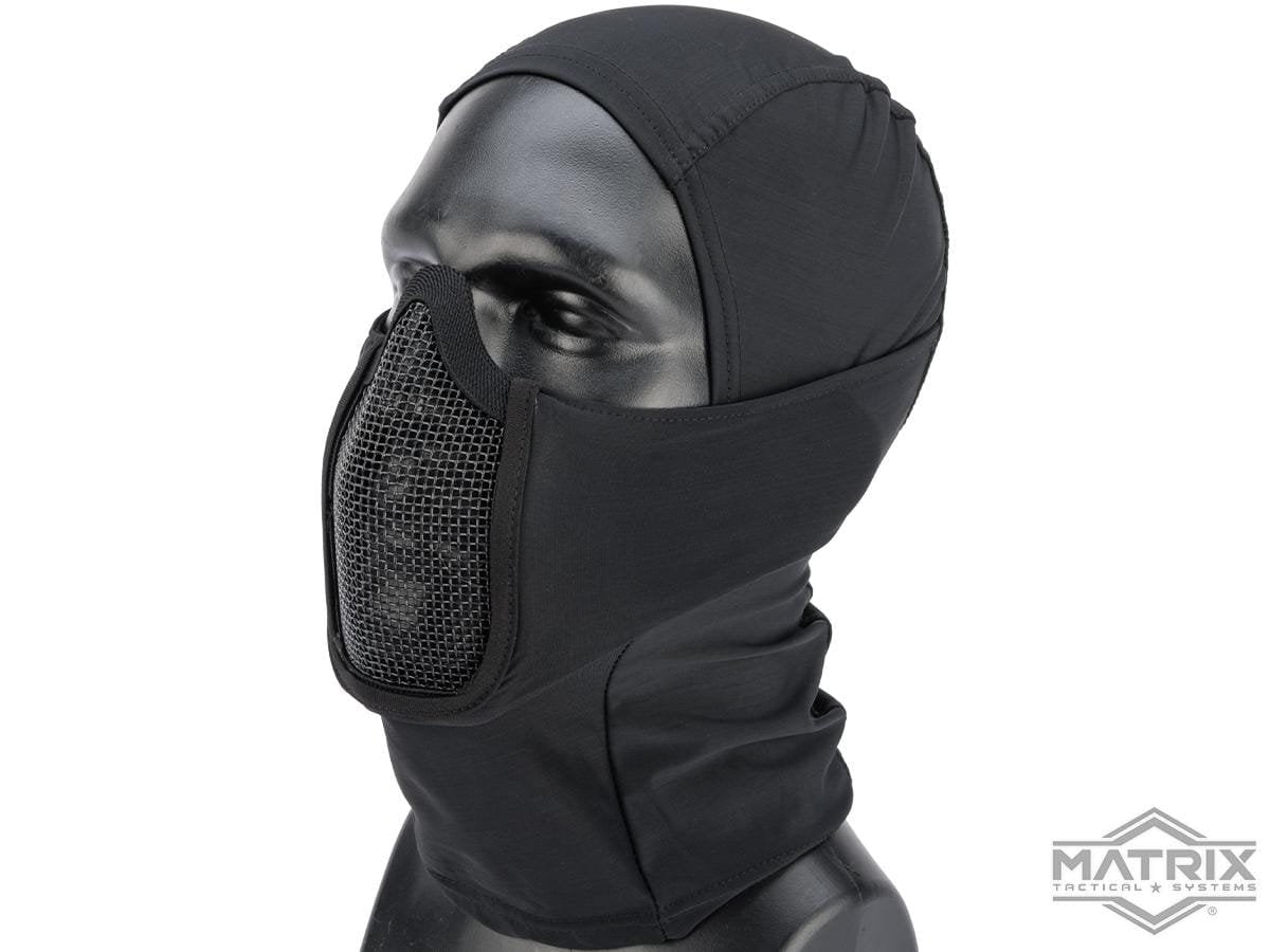 Matrix Shadow Fighter Hood Headgear w/ Mesh Mouth Protector image 0