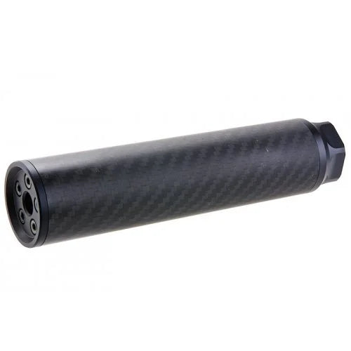 Silverback Airsoft Carbon Dummy Suppressor | Airsoft Mock Suppressor - 24mm CW / 390mm / XXL / OD 40mm / ID 37mm image