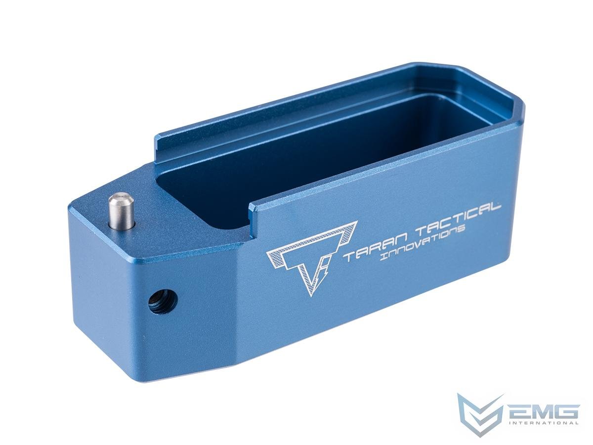 EMG TTI Licensed CNC Magazine Baseplate for GHK AR GMAG Gas Magazines by Samoon (Color: Blue) image 0