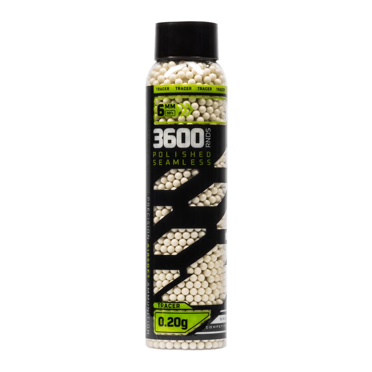 HK Army Hostile – Precision Tracer .20G BB’s – 3600ct – Green image 0