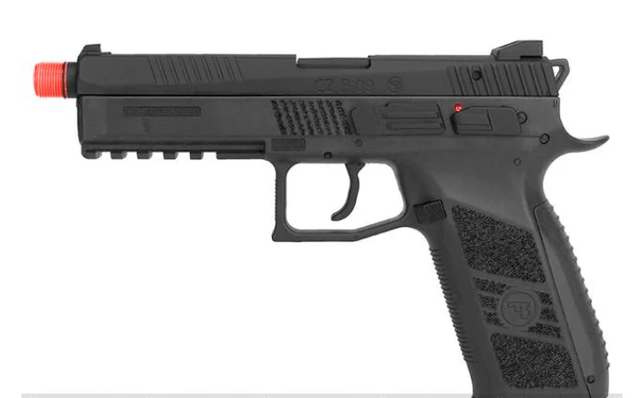 ASG CZ P-09 Suppressor Ready CO2 Airsoft GBB Pistol image 0