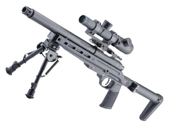 Tokyo Marui VSR-ONE Bolt Action Airsoft Rifle w/ Folding Stock (Color: Black) image 0