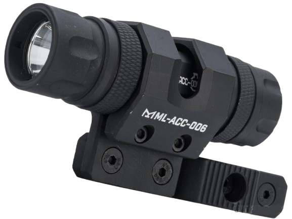 ARES Offset Flashlight / Laser Ring Mount for Rail Systems (Type: Light / M-LOK) image 0