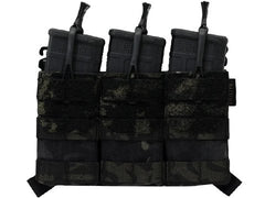 Agilite AG3 Placard Triple M4/M16 Magazine Pouch (Color: Multicam Black) image 0