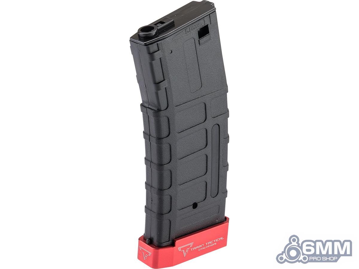 6mmProShop TTI Licensed 50rd Polymer Mid-Cap Magazine w/ Extended Baseplate for M4 Airsoft AEG Rifles (Color: Red) 