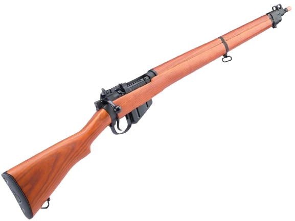 G&G LE4 Mk I Bolt Action Green Gas Airsoft Rifle (Model: Real Wood) image 0