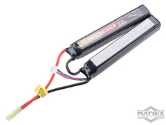 Matrix High Performance 7.4V Butterfly Type Airsoft LiPo Battery (Configuration: 4000mAh/ 25C / Small Tamiya) image 0