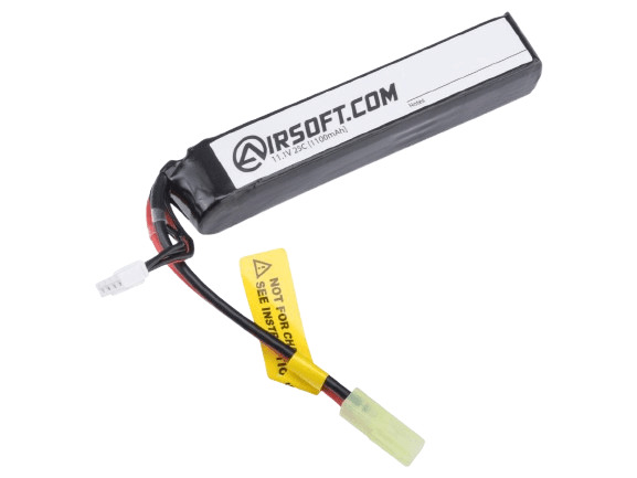 Airsoft.com 11.1v High Performance Airsoft Battery (Model: Small Tamiya / 1100mAh) image 0