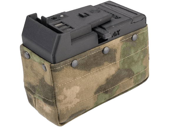 Bullgear 2500 Round Box Magazine Kit for A&K M249 Airsoft AEG Machine Gun (Color: ATACS-FG) image 0