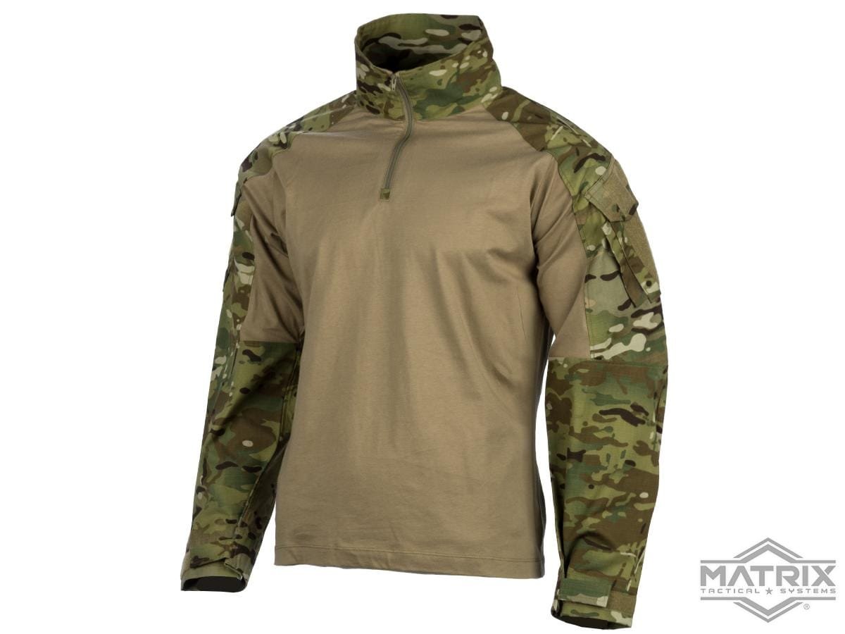 Matrix G3 1/4 Zip Tactical Combat Shirt | Color: Multicam - Small image