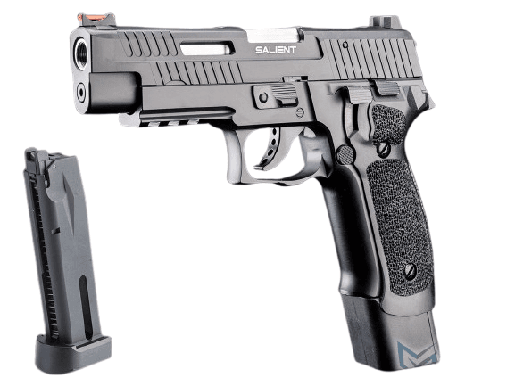 EMG Helios Salient Arms International Licensed S226 CO2 Powered Gas Blowback Airsoft Pistol (Model: Reload Package) image 0