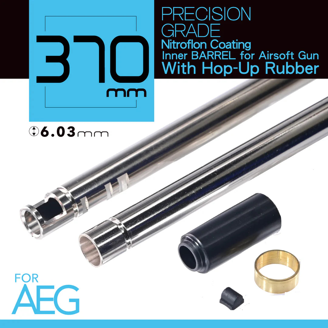 Unicorn Airsoft 6.03 NITROFLON Coated Brass Inner Barrel for Airsoft AEG Rifle (Length: 370mm) image 0