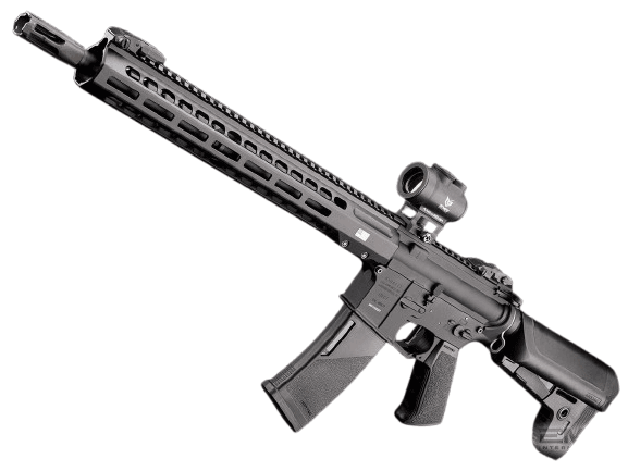 EMG X Krytac Barrett Firearms Licensed REC7 MK3 Airsoft AEG Rifle (Model: Black Carbine ) image 0