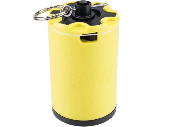 40Max "Whirligig" 360 Degree Reusable Green Gas Gel Ball & Airsoft BB Grenade (Color: Yellow) 