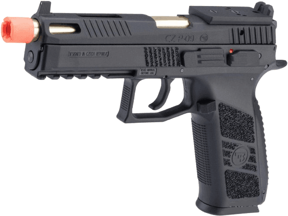 ASG CZ P-09 OR Optics Ready CO2 Airsoft GBB Pistol image 0