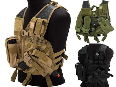 Youth Size Cross-Draw Tactical Vest image 0
