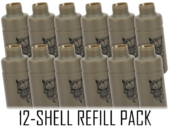 APS Thunder Devil CO2 Single Use BB Grenade Shell (Package: Set of 12 / Shells Only) image 0