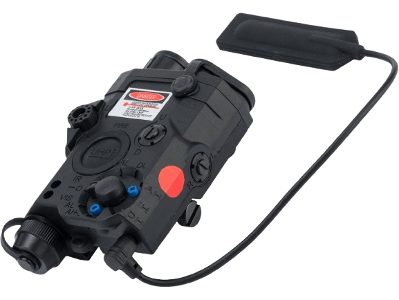 Element Dummy PEQ-15 Illuminator w/ Flashlight, Visible and IR Laser (Color: Black / Red Laser / IR) image 0