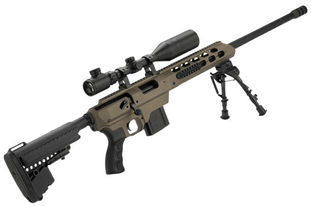 King Arms Officially Licensed MDT TAC21 Gas Powered Airsoft Sniper Rifle (Color: Dark Earth) image 0