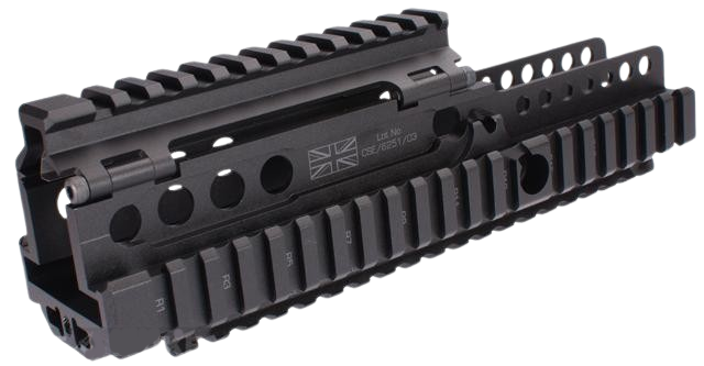 Madbull Daniel Defense Licensed CNC L85 RIS for WE L85 Airsoft Gas Blowback Rifle (Color: Black) image 0