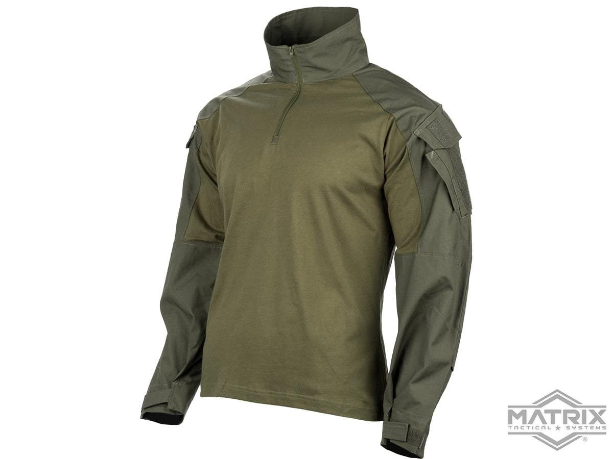Matrix G3 1/4 Zip Tactical Combat Shirt | Color: Ranger Green - Small image