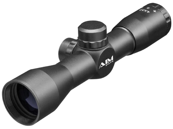 AIM Sports Compact 4x32 Mil-Dot Scope w/ Scope Rings image 0