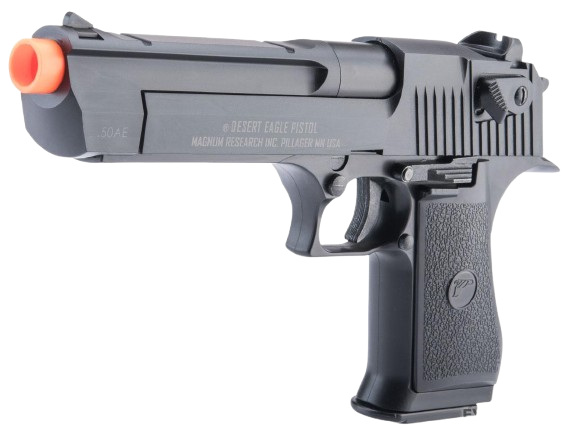 Cybergun Magnum Research Licensed Desert Eagle Gas Blowback Airsoft Pistol by HFC (Color: Black) image 0