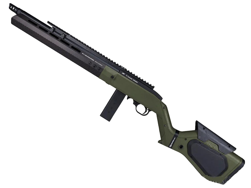 ASG x Hera Arms Hybrid H-22 Special Teams Gas Blowback Airsoft Carbine
(Color: OD Green)