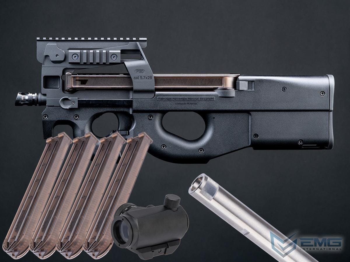 EMG / KRYTAC FN Herstal P90 Airsoft AEG Training Rifle Licensed by Cybergun (Model: Siege Package) image 0
