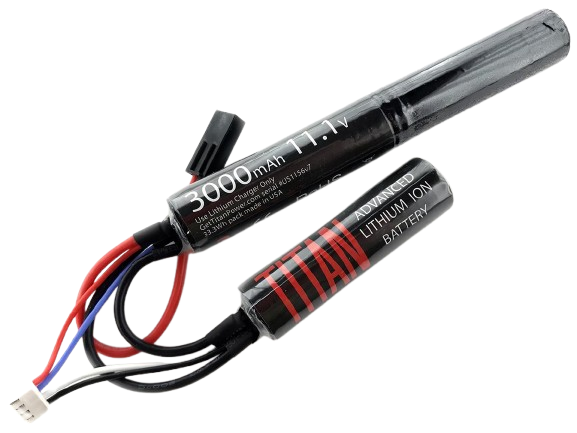 Titan Power 11.1v 3000mAh 16C Nunchuck Type Li-Ion Battery ( Small Tamiya ) image 0