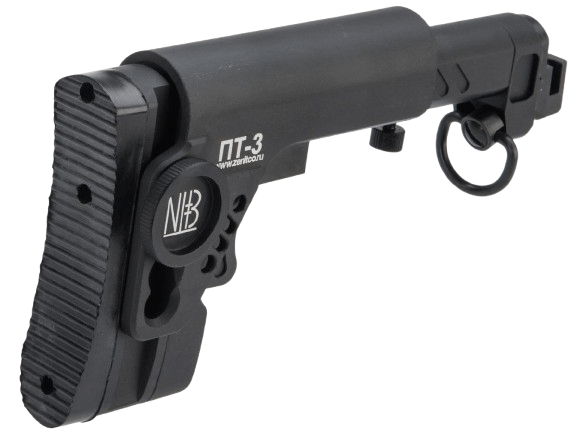 Raptor TWI PT-3 Folding Stock for AK Airsoft AEG Rifles (Color: Black) image 0