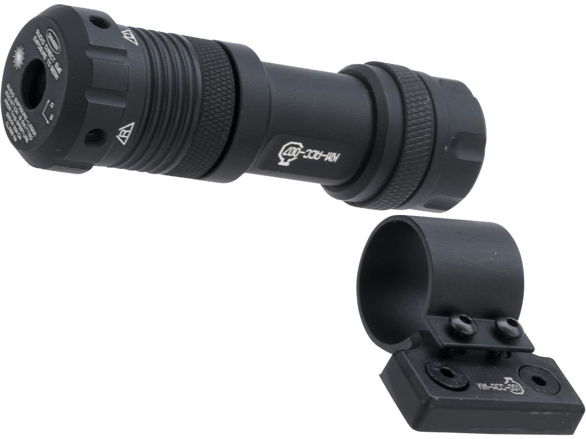 ARES Offset Flashlight / Laser Ring Mount for Rail Systems (Type: Laser / KeyMod) image 0