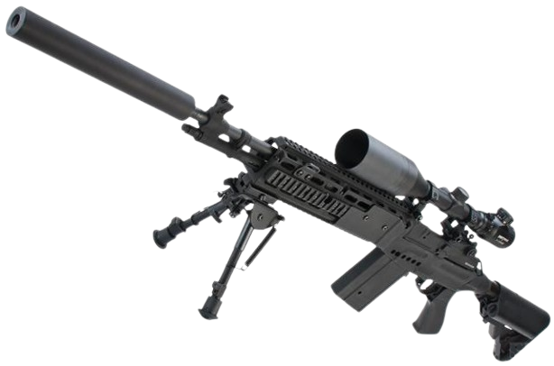 Custom M14 EBR Airsoft AEG Rifle Package inspired by Battlefield 4 image 0