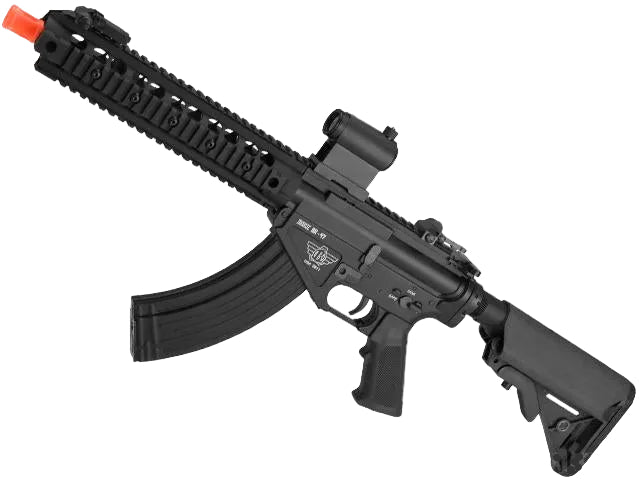 BOLT Airsoft BR-47 10.5" URX2 RIS B.R.S.S. Full Metal EBB Airsoft AEG Rifle
(Color: Black)