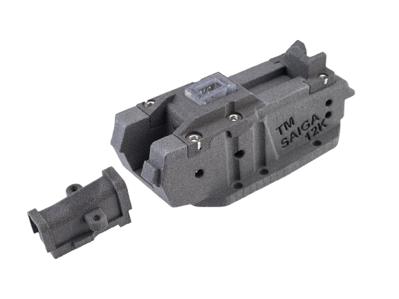 TAPP Airsoft AW Custom Green Gas Drum Magazine Adapter for Tokyo Marui Saiga 12K Gas Blowback Shotgun image 0