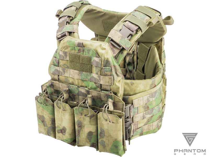 Phantom Gear Red "Zaslon" Plate Carrier w/ QD Buckle System (Color: ATACS) image 0