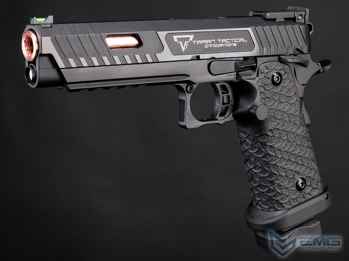 EMG TTI Licensed JW3 2011 Combat Master Select Fire Full Auto Airsoft EMG TTI Licensed JW3 2011 Combat Master Select Fire Full Auto Airsoft Training Pistol (Model: Green Gas / Gun Only) image 0