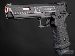 EMG TTI Licensed JW3 2011 Combat Master Select Fire Full Auto Airsoft EMG TTI Licensed JW3 2011 Combat Master Select Fire Full Auto Airsoft Training Pistol (Model: Green Gas / Gun Only) image 0