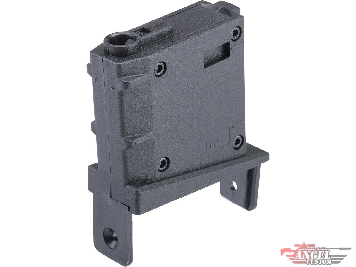 Angel Custom Magazine Adapter for Firestorm / Thunderstorm Airsoft AEG Drum Magazines (Model: M4 / Black) image 0