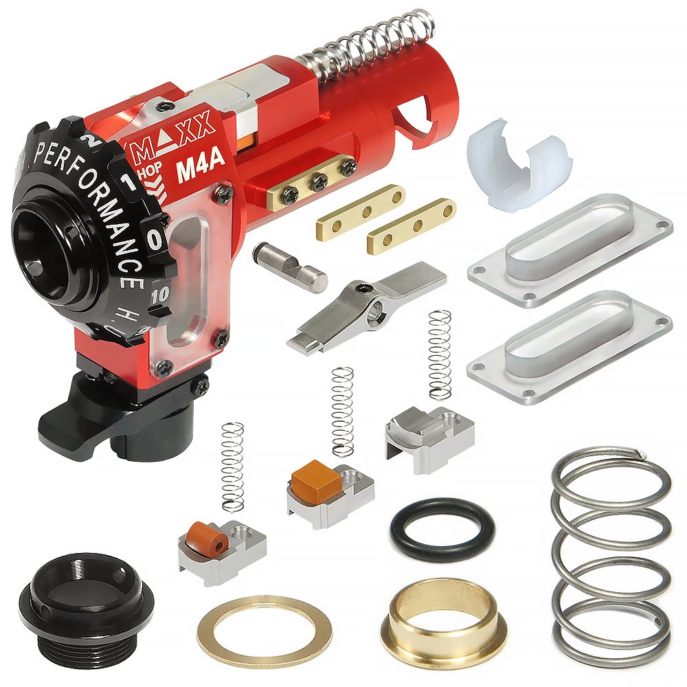 Maxx Model CNC Aluminum Hop-Up Chamber for M4 Airsoft AEG Rifles (Model: M4A PRO) image 0