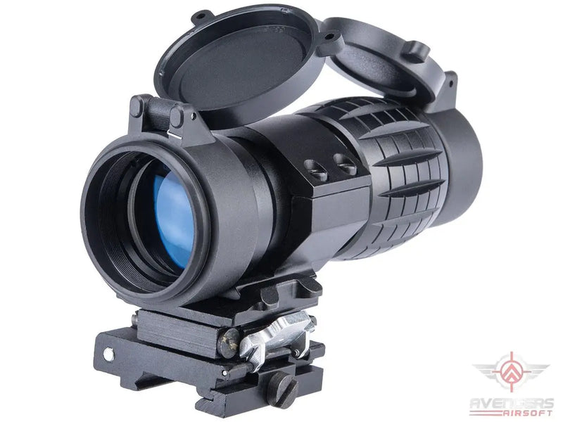 Avengers 4x FXD Magnifier w/ Adjustable Flip-To-Side QD Mount image 0