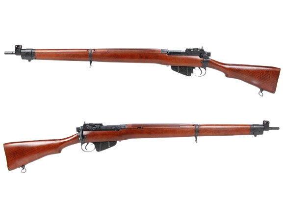 S&T Lee Enfield No.4 Mk I Spring Powered Bolt Action Rifle w/ Real Wood Stock image 0