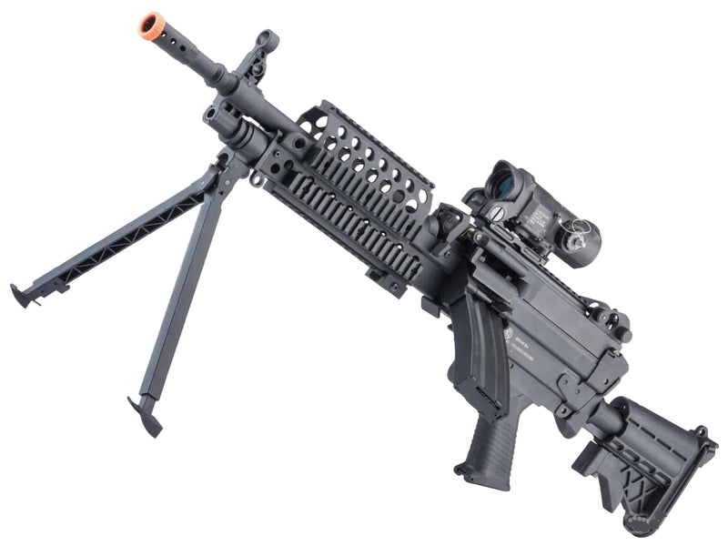 Cybergun x FN M249 M249 MINIMI "Featherweight" Airsoft Machine Gun
(Model: MK46 / 400 FPS)