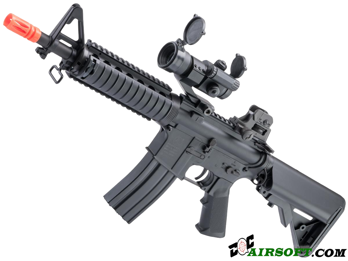 Cybergun x Colt M4 CQB-R SOPMOD Airsoft AEG w/ LiPo Ready Metal Gearbox - CYMA
(Color: Black