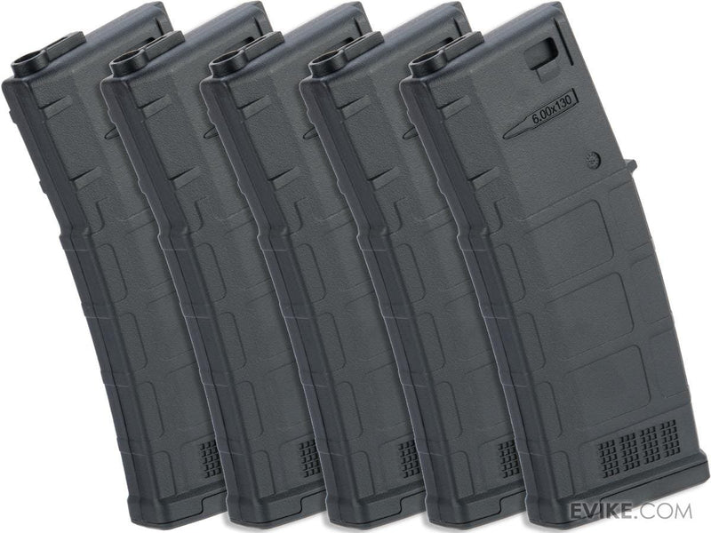 ARES AMAG 130rd Mid-Cap Magazine for M4 AEG Rifles -5 PACK image 0