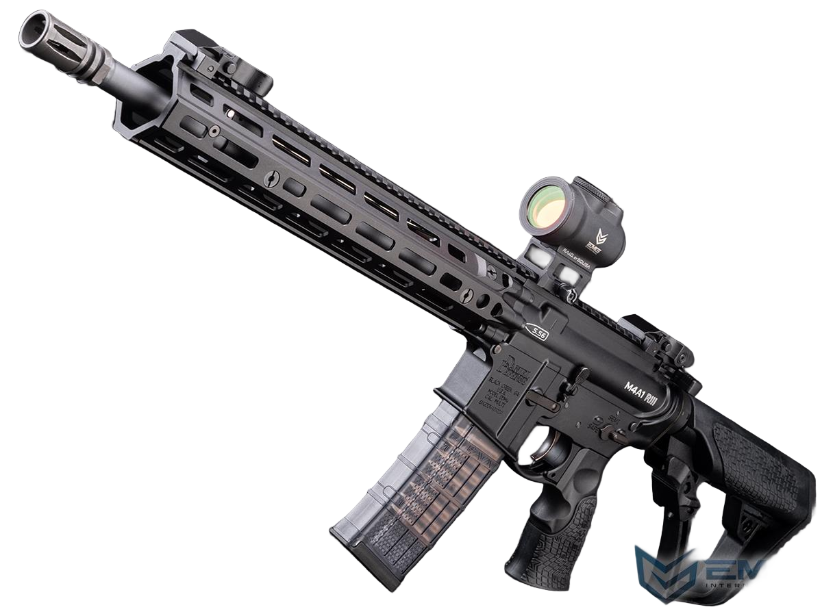 EMG x Daniel Defense DDM4 RIII CGS Series Gas Blowback Airsoft Rifles - CYMA
(Model: DDM4A1 / Black)