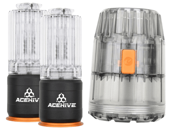Acetech 40mm "AceHive" Airsoft Gas Grenade Shell (Model: 2x Shell & Spawner Starter Set) image 0