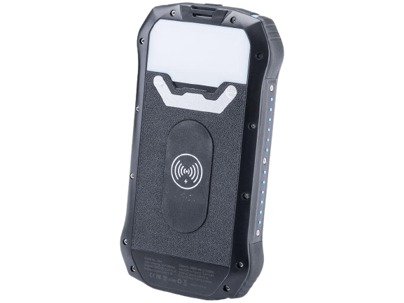 Ultimate 26800mAh Wireless Charging Solar Charger Power Bank w/ Integrated Flashlight image 0