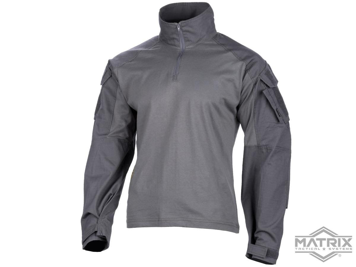 Matrix G3 1/4 Zip Tactical Combat Shirt | Color: Wolf Grey - Small image
