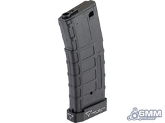 6mmProShop TTI Licensed 50rd Polymer Mid-Cap Magazine w/ Extended Baseplate for M4 Airsoft AEG Rifles (Color: Black) image 0
